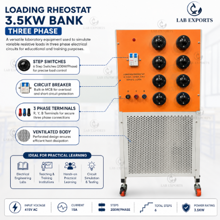 Loading Rheostat 3.5KW Bank
